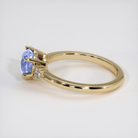 1.63 Ct. Blue Sapphire Ring, 14K Yellow Gold 4