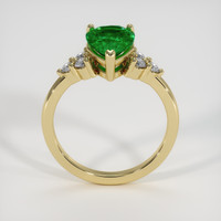 1.49 Ct. Emerald Ring, 18K Yellow Gold 3