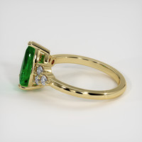 1.49 Ct. Emerald Ring, 18K Yellow Gold 4