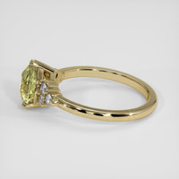 1.62 Ct. Green to Brownish Yellow Alexandrite Ring, 18K Yellow Gold 4