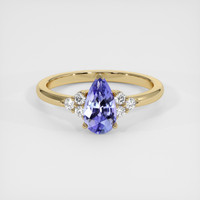 1.30 Ct. Sapphire Ring, 18K Yellow Gold 1