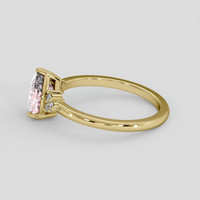 1.88 Ct. Pink Sapphire Ring, 18K Yellow Gold 4