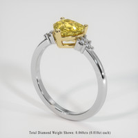 1.66 Ct. Gemstone Ring, 14K Yellow & White 2