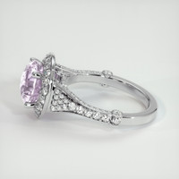 4.01 Ct. Pink Sapphire Ring, Platinum 950 4