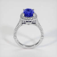 3.54 Ct. Color Change Sapphire Ring, 14K White Gold 3