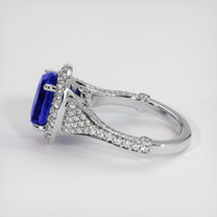 3.54 Ct. Color Change Sapphire Ring, 14K White Gold 4