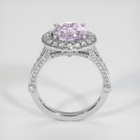 4.01 Ct. Pink Sapphire Ring, 14K White Gold 3