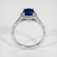 2.34 Ct. Blue Sapphire Ring, 18K White Gold 3