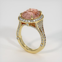 8.08 Ct. Sapphire Ring, 18K Yellow Gold 2