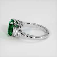 2.52 Ct. Emerald Ring, Platinum 950 4