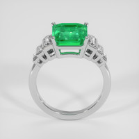 3.05 Ct. Emerald Ring, Platinum 950 3