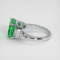 5.38 Ct. Emerald Ring, Platinum 950 4