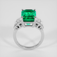 7.66 Ct. Emerald Ring, Platinum 950 3
