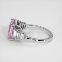 3.24 Ct. Padparadscha Sapphire Ring, Platinum 950 4