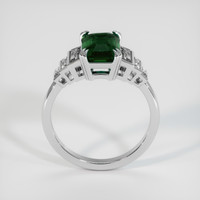 2.99 Ct. Bluish Green Sapphire Ring, Platinum 950 3