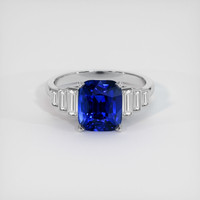 4.04 Ct. Sapphire Ring, Platinum 950 1