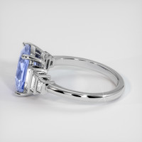 3.54 Ct. Violet Sapphire Ring, Platinum 950 4