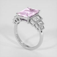 4.03 Ct. Pink Sapphire Ring, Platinum 950 2
