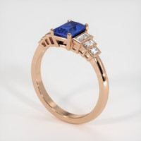 1.20 Ct. Sapphire Ring, 18K Rose Gold 2