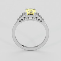 1.64 Ct. Yellow Sapphire Ring, Silver 3