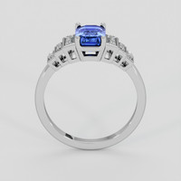 1.48 Ct. Blue Sapphire Ring, 10K White Gold 3