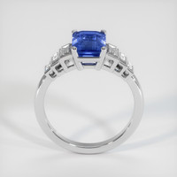 2.06 Ct. Blue Sapphire Ring, 10K White Gold 3