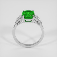 3.03 Ct. Tsavorite Garnet Ring, 14K White Gold 3