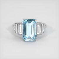 4.61 Ct. Gemstone Ring, 14K White Gold 1