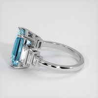 4.61 Ct. Gemstone Ring, 14K White Gold 4