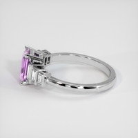 1.29 Ct. Sapphire Ring, 14K White Gold 4