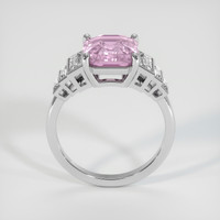 3.24 Ct. Padparadscha Sapphire Ring, 14K White Gold 3