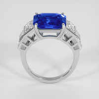 5.36 Ct. Blue Sapphire Ring, 14K White Gold 3
