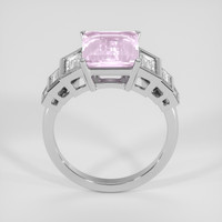 4.03 Ct. Pink Sapphire Ring, 14K White Gold 3