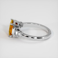 2.09 Ct. Sapphire Ring, 14K White Gold 4