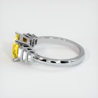 2.31 Ct. Sapphire Ring, 14K White Gold 4