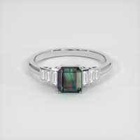 1.41 Ct. Gemstone Ring, 18K White Gold 1