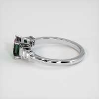 1.41 Ct. Gemstone Ring, 18K White Gold 4