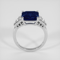 4.51 Ct. Blue Sapphire Ring, 18K White Gold 3
