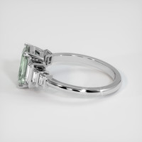 2.00 Ct. Sapphire Ring, 18K White Gold 4