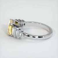 2.51 Ct. Sapphire Ring, 18K White Gold 4