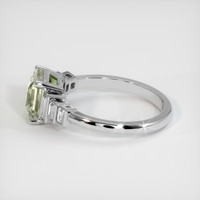 3.05 Ct. Sapphire Ring, 18K White Gold 4