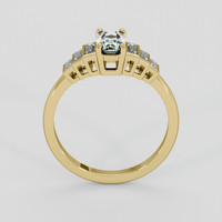 0.86 Ct. Bi Color Sapphire Ring, 14K Yellow Gold 3