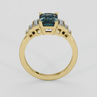 2.51 Ct. Bi Color / Parti Sapphire Ring, 14K Yellow Gold 3