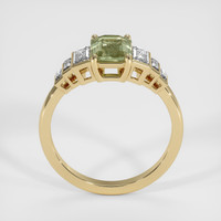1.43 Ct. Green Sapphire Ring, 14K Yellow Gold 3