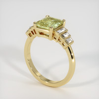 2.04 Ct. Sapphire Ring, 14K Yellow Gold 2