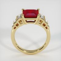 2.92 Ct. Ruby Ring, 18K Yellow Gold 3