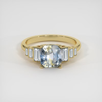 2.76 Ct. Bi Color Sapphire Ring, 18K Yellow Gold 1