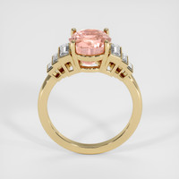 3.59 Ct. Padparadscha Sapphire Ring, 18K Yellow Gold 3