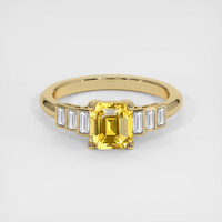 1.22 Ct. Yellow Sapphire Ring, 18K Yellow Gold 1