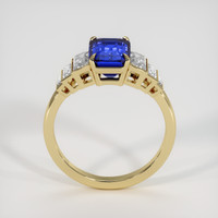 3.39 Ct. Blue Sapphire Ring, 18K Yellow Gold 3